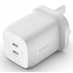 Belkin WCH013myWH BoostCharge 雙 USB-C GaN PPS 65W 快速家用式充電器